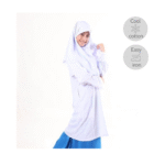 Baju Kurung Putih Cotton