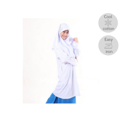 Cotton White Baju Kurung