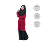 Black Tudung (Dua Lapis)