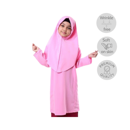 Pink Tudung (Dua Lapis)