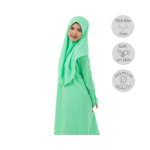 Light Green Tudung (Dua Lapis)