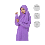 Purple Tudung (Dua Lapis)