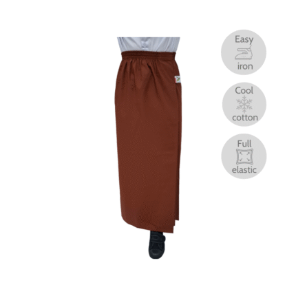Cotton Brown Kain Susun