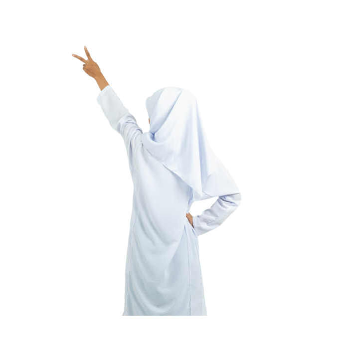 Koshibo White Baju Kurung - Image 2