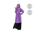 Cotton Purple Baju Kurung