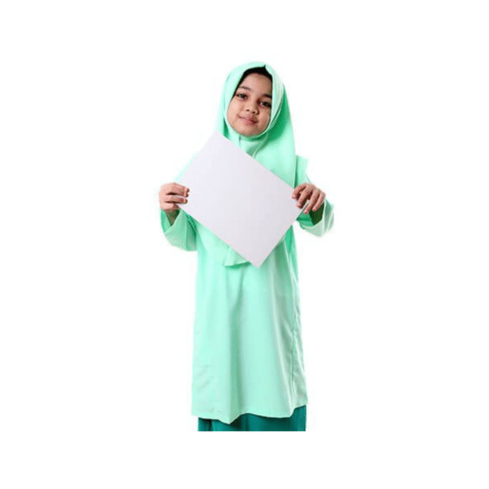 Cotton Light Green Baju Kurung - Image 2