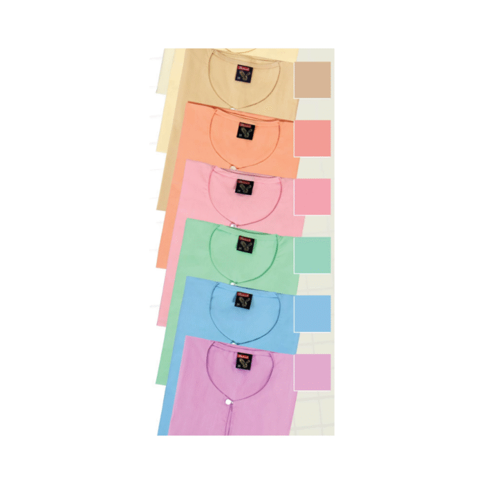 Cotton Peach Baju Kurung - Image 3