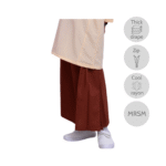 Rayon Viscose Brown Kain Susun (MRSM)