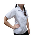 Cotton White Girl Blouse - Image 2