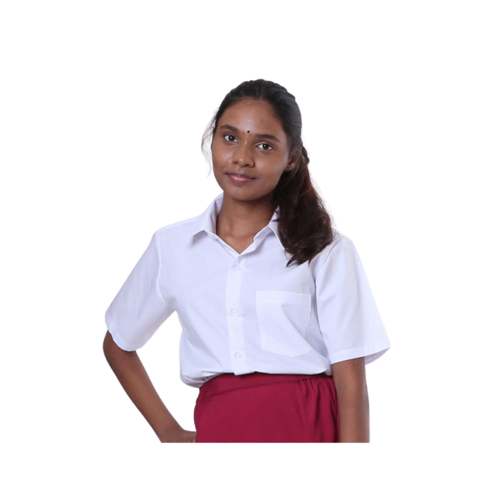 Cotton White Short Sleeve Shirt - Image 4