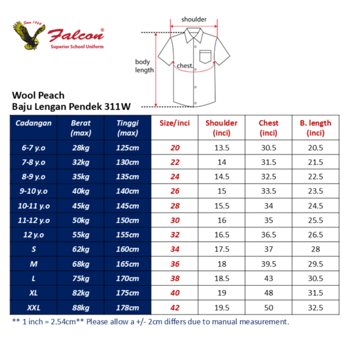 Wool Peach White Short Sleeve Shirt - Image 4