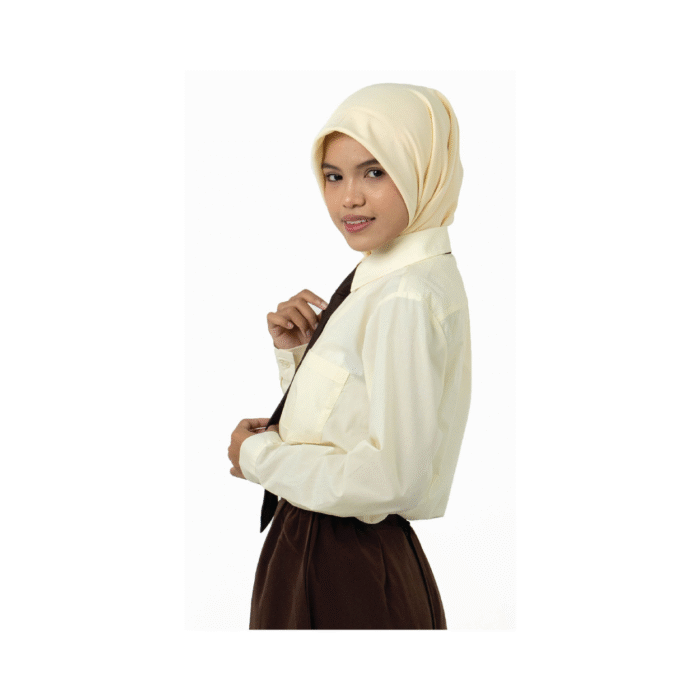 Cotton Beige Long Sleeve Shirt (MRSM) - Image 4