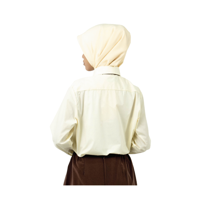 Cotton Beige Long Sleeve Shirt (MRSM) - Image 3
