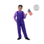 Cotton Purple Long Sleeve Shirt