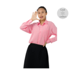 Cotton Pink Long Sleeve Shirt