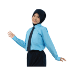 Cotton Light Blue Long Sleeve Shirt - Image 4