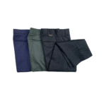 Seluar Panjang Hitam Kapas (Berlipat) - Image 2