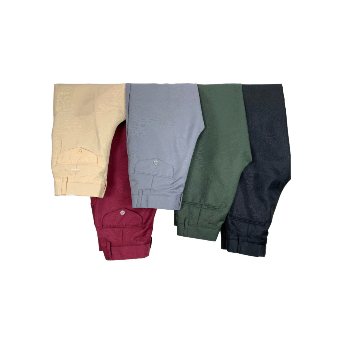 Seluar Panjang Berlipat Gaberdine Grey - Image 4