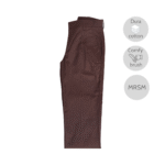 Cotton Brown Long Pants (Pleated)