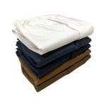 Elastic White Long Pants (Pleated) - Image 2