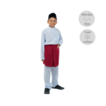 Set Baju Melayu Putih Koshibo (Cekak Musang)