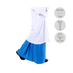 Koshibo Turquoise Kain Susun Belakang/ Kain Kipas