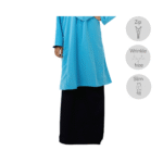 Slim Fit Koshibo Navi Blue Susun Kain (Zip)