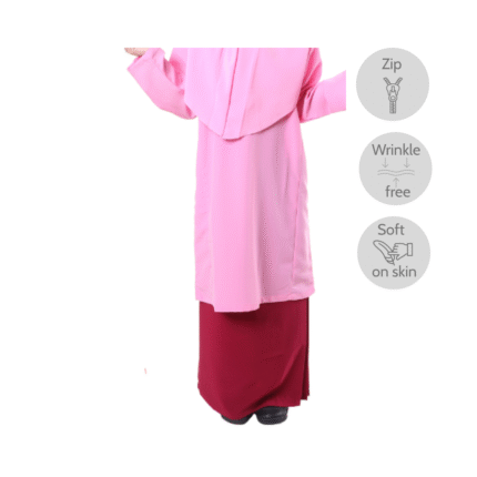 Koshibo Maroon Susun Kain (Zip)