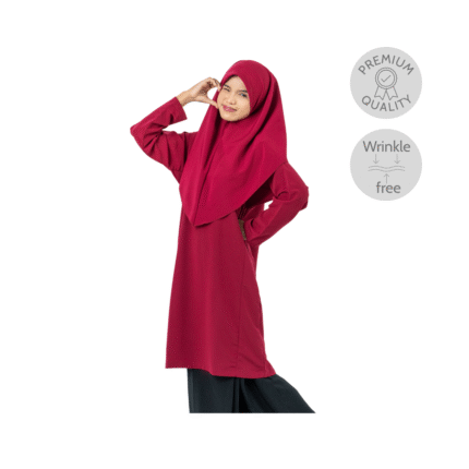 Koshibo Maroon Baju Kurung