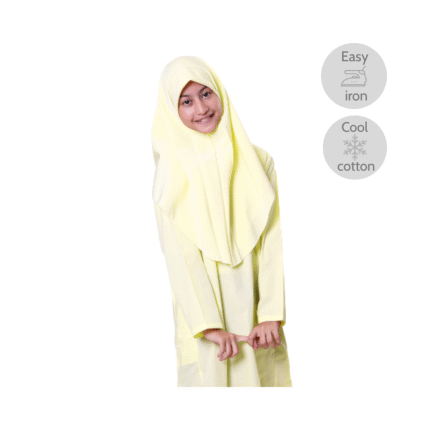 Cotton Yellow Baju Kurung