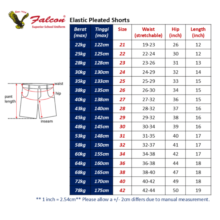 Seluar Pendek Putih Bergetah - Image 3