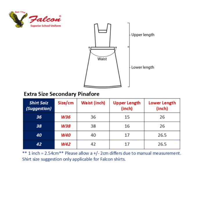 Plus Size Secondary School Pinafore - Image 2