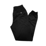 Polyester Comfy Black Sports Pants - Image 3