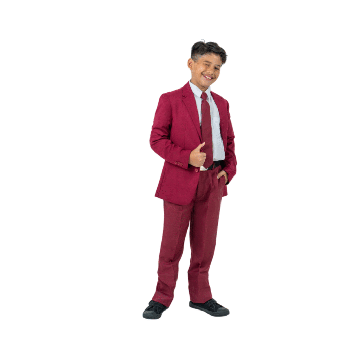 Premium Smart Fit Maroon Blazer - Image 2