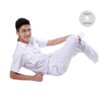 Foon Yew White Long Pants