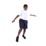 Cotton Short Sleeve Round Neck White T-Shirt - Image 2