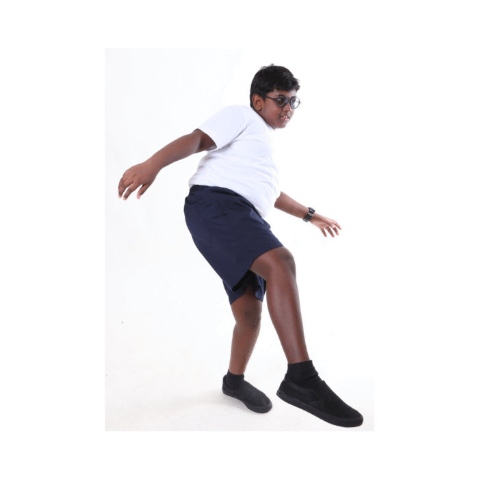 Viscose Navi Blue Sport Shorts/ Safety Pants - Image 2