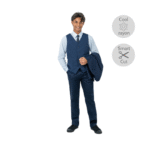 Secondary School Smart Cut Navy Blue Vest